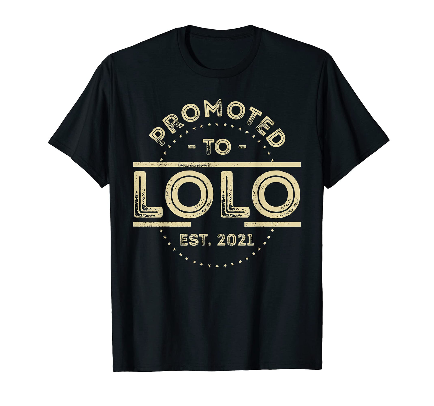 Mens Promoted To Lolo 2021 Grandpa T-Shirt - Trendy Graphic for Adults - T-Shirt, Sweatshirt, Hoodie