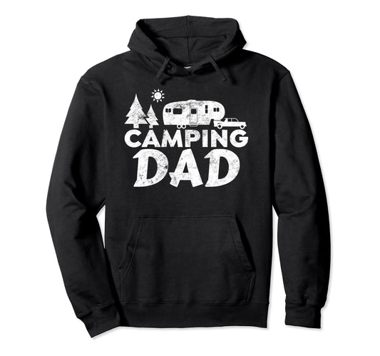 Camping Dad 5Th Wheel Camper Rv Vacation Hoodie - Streetwear Style Unisex - T-Shirt, Sweatshirt, Hoodie