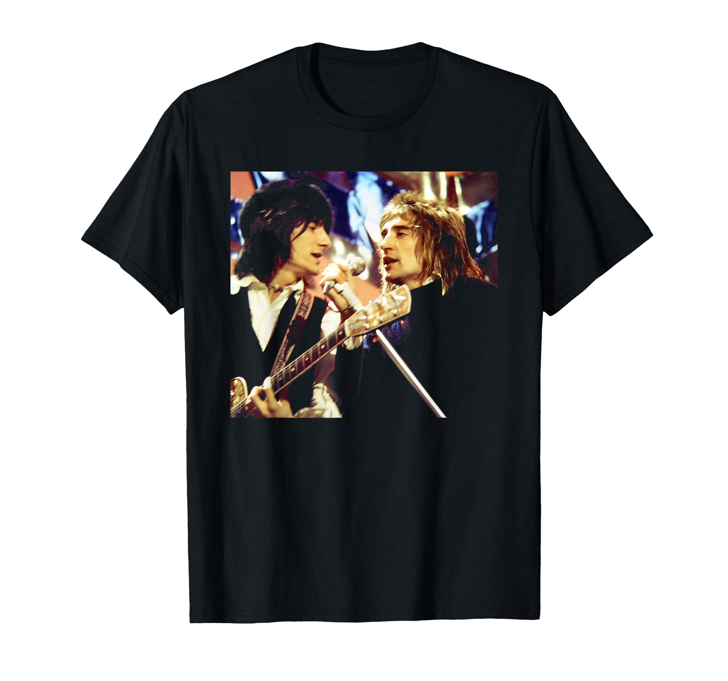 Rod Stewart Ronnie Wood Faces Pops T-Shirt - Fun Novelty Design Men Women - T-Shirt, Sweatshirt, Hoodie