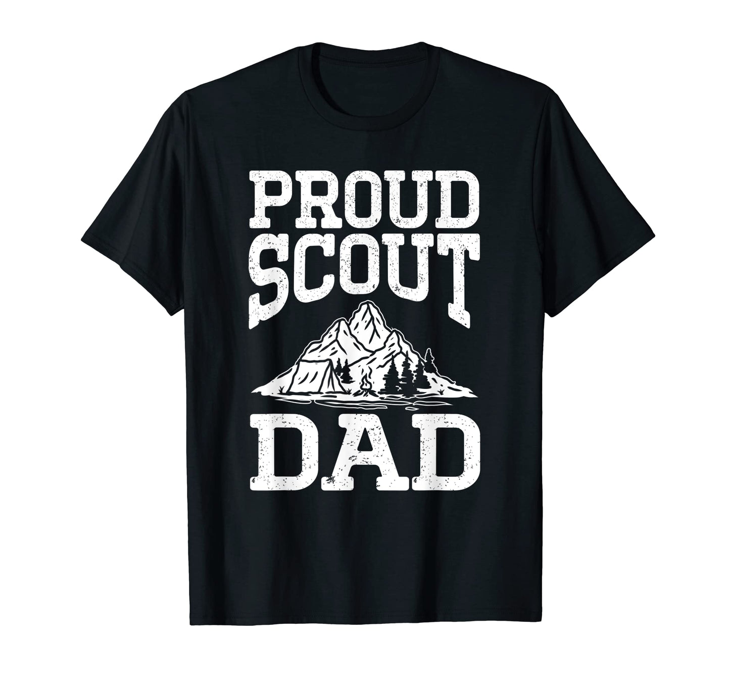 Mens Camping Scouting Fathers Day T-Shirt - Custom Art Print Men Women - T-Shirt, Sweatshirt, Hoodie