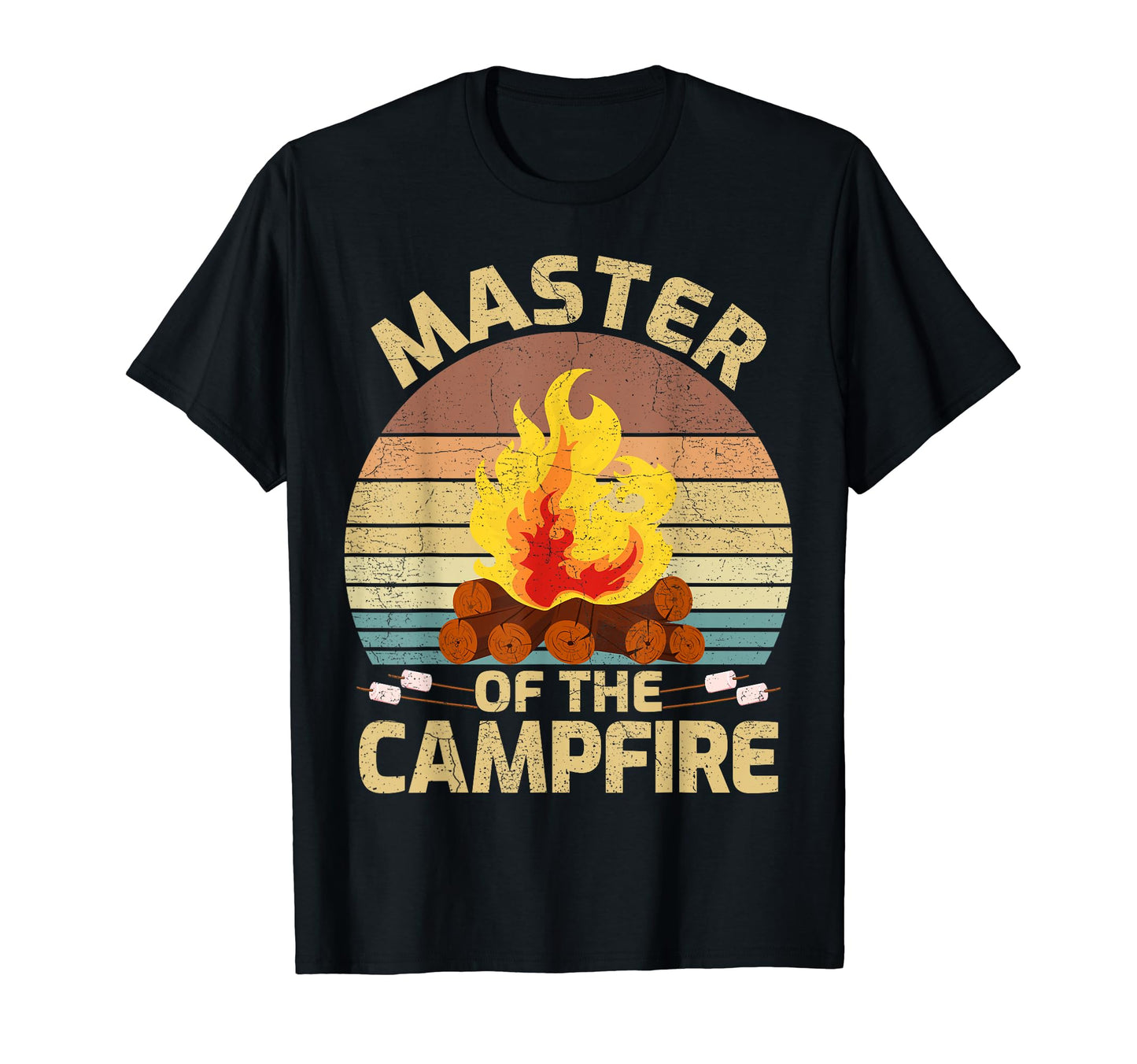 Master Campfire Camping Dad Hiking T-Shirt - Aesthetic Graphic Unisex - T-Shirt, Sweatshirt, Hoodie