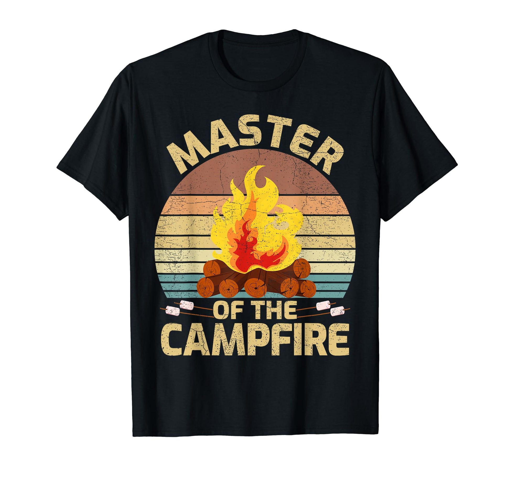 Master Campfire Camping Dad Hiking T-Shirt - Aesthetic Graphic Unisex - T-Shirt, Sweatshirt, Hoodie