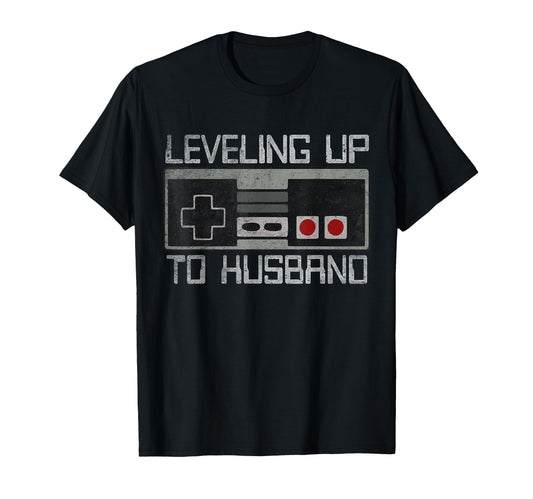 Bachelor Party Leveling Up To Husband T-Shirt - Streetwear Style Unisex - T-Shirt, Sweatshirt, Hoodie