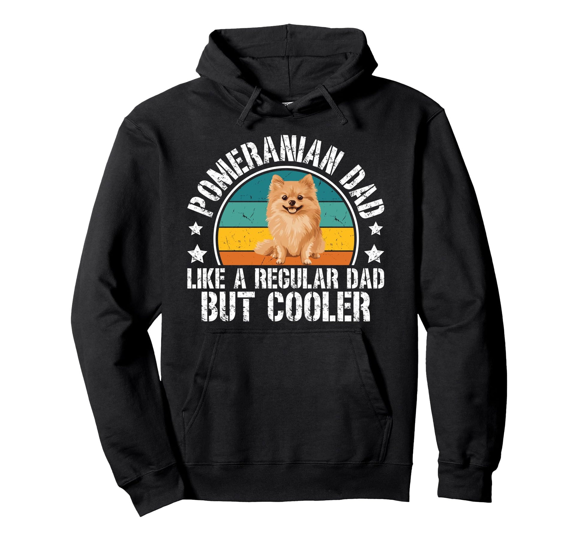 Pomeranian Dad Pomeranian Pomeranian Father Hoodie - Graphic Print Unisex - T-Shirt, Sweatshirt, Hoodie