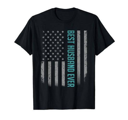 Best Husband Ever American Flag Gifts T-Shirt - Graphic Print for Adults - T-Shirt, Sweatshirt, Hoodie