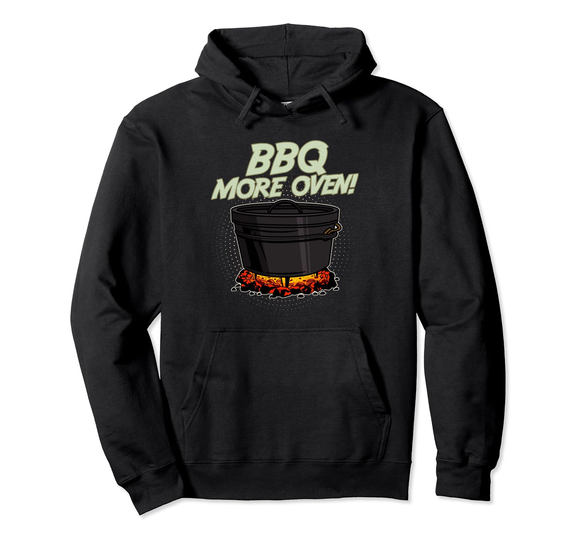 Dutch Oven Cooking Cookware Dad Fathers Hoodie - Trendy Graphic Men Women - T-Shirt, Sweatshirt, Hoodie