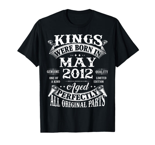 14Th Birthday Gift Kings Born May T-Shirt - Casual Everyday Wear Unisex - T-Shirt, Sweatshirt, Hoodie