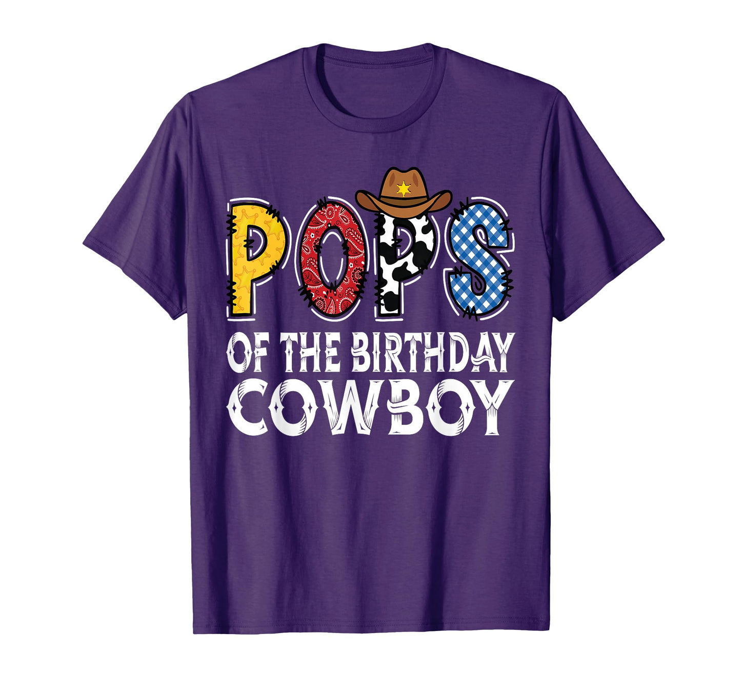 Pops 1St Birthday Cowboy Western T-Shirt - Custom Art Print for Adults - T-Shirt, Sweatshirt, Hoodie