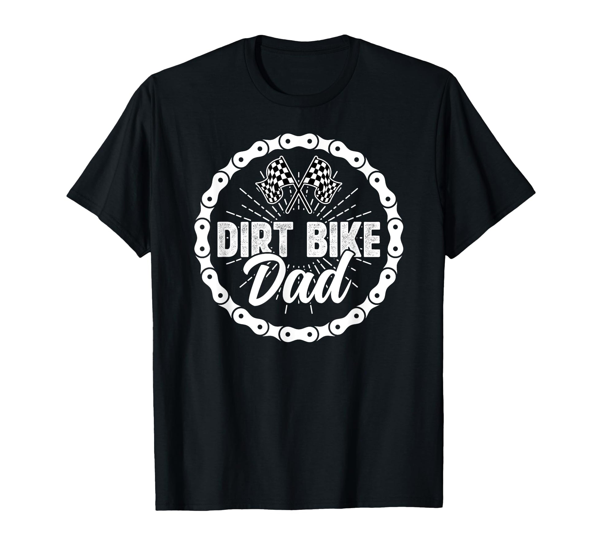 Dirt Bike Dad Dirt Biker Dad Proud T-Shirt - Custom Art Print for Adults - T-Shirt, Sweatshirt, Hoodie
