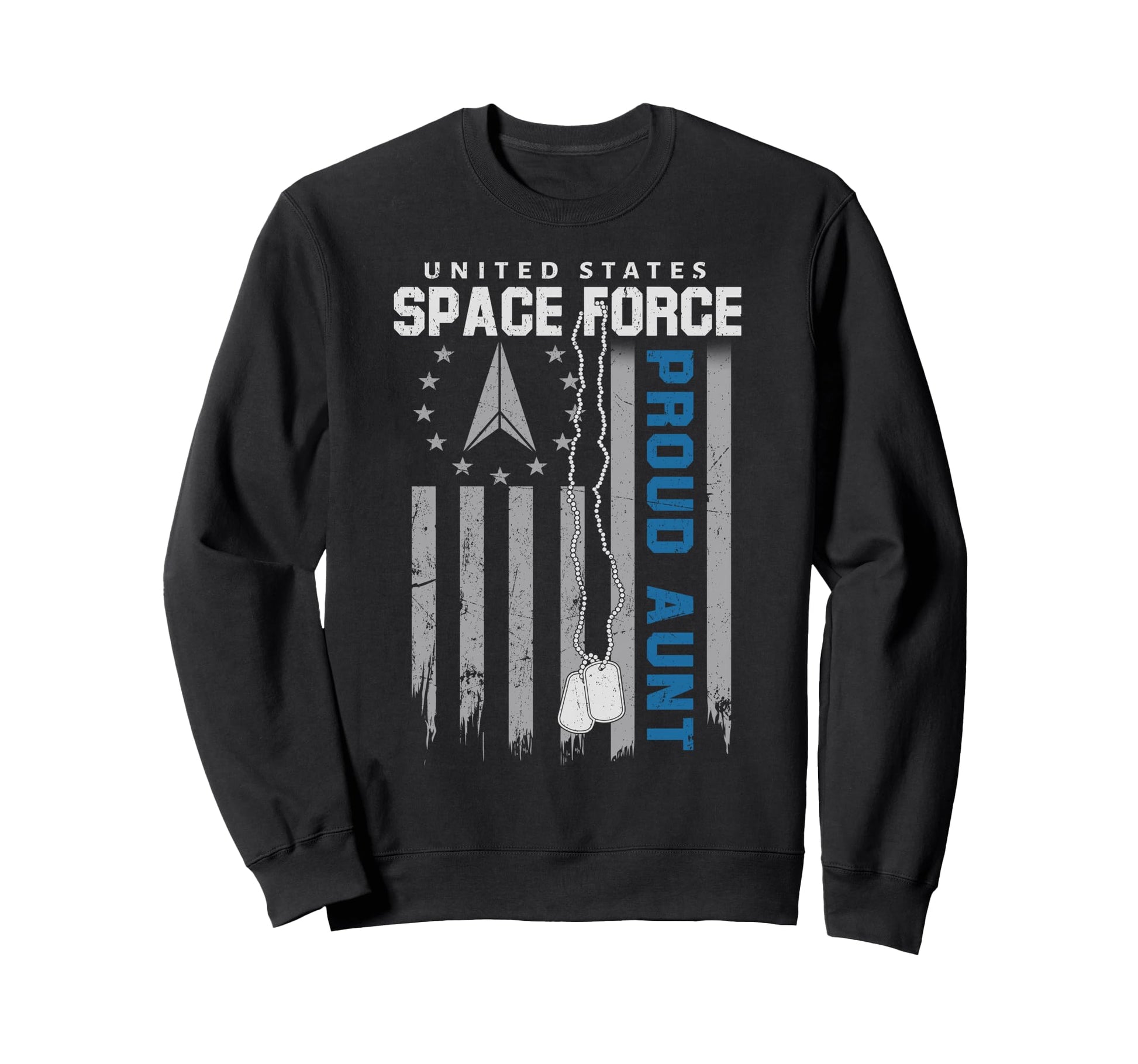 Proud Us Space Force Aunt Flag Usa Sweatshirt - Novelty Apparel Men Women - T-Shirt, Sweatshirt, Hoodie
