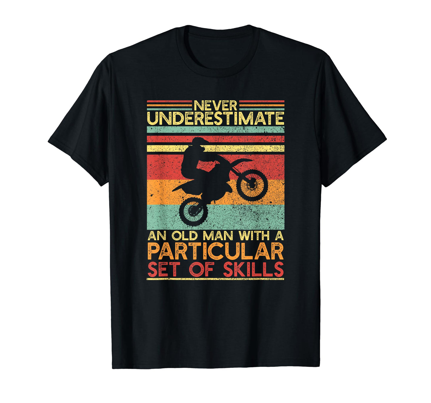 Motocross Dad Dirt Biking Old Dirtbike T-Shirt - Graphic Print for Adults - T-Shirt, Sweatshirt, Hoodie