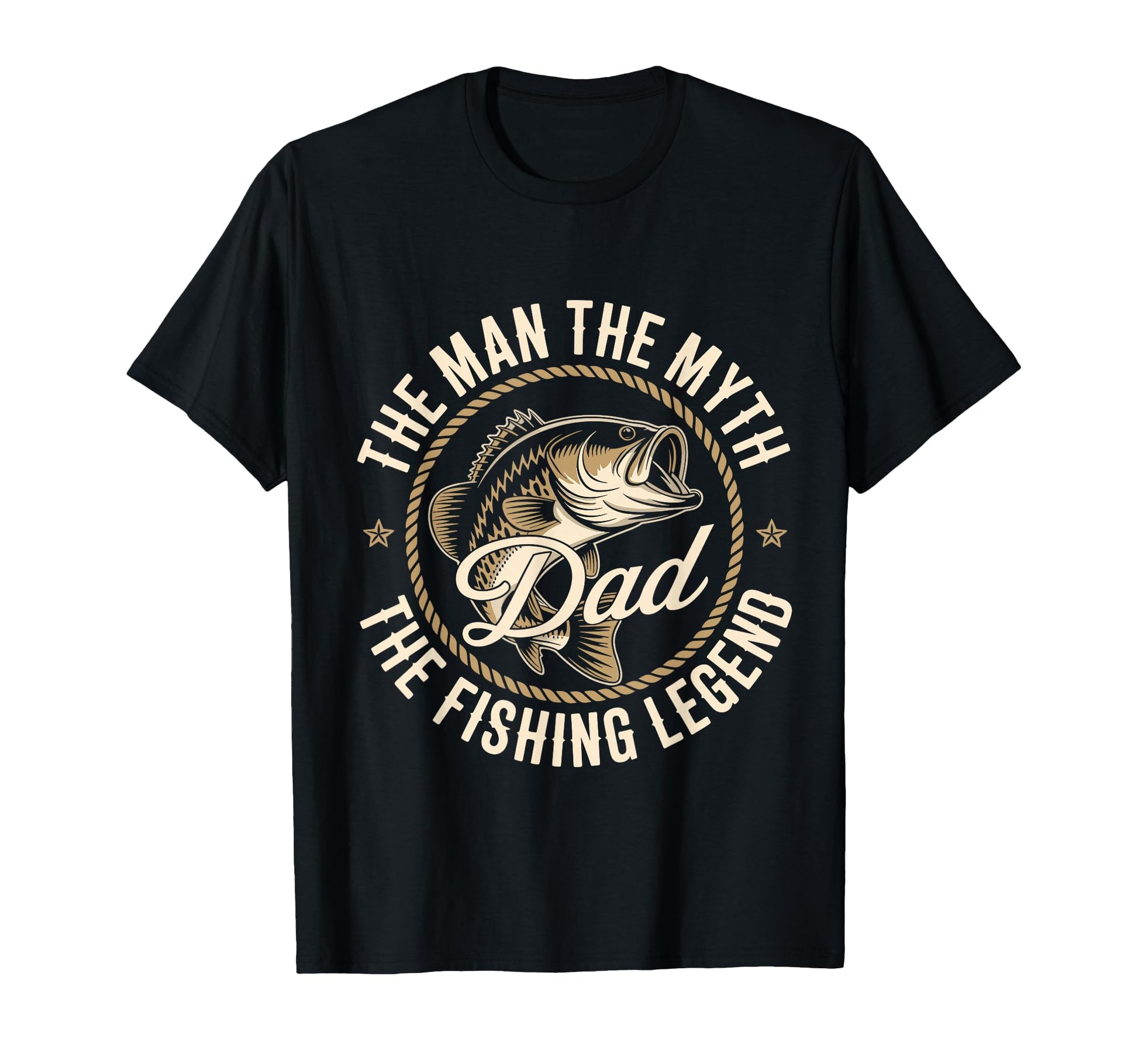 Dad Myth Fishing Legend Funny T-Shirt - Minimalist Print Men Women - T-Shirt, Sweatshirt, Hoodie
