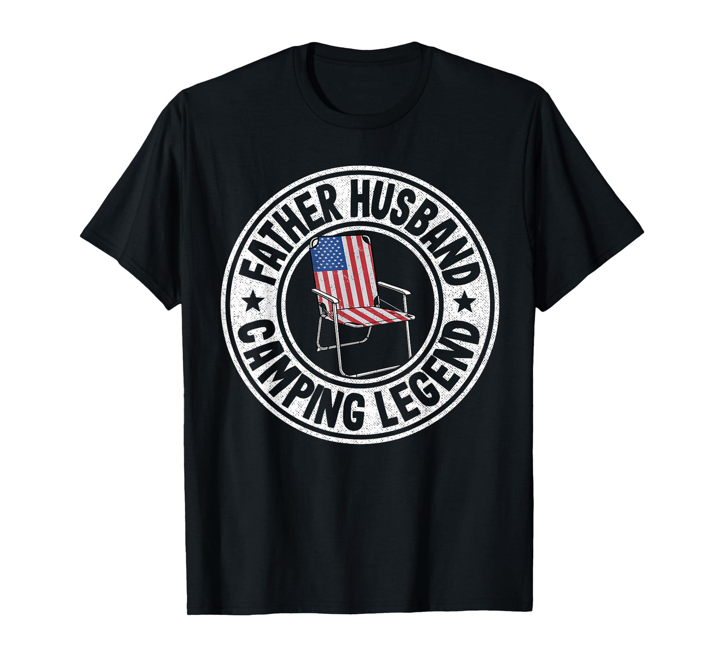 Father Husband Camping Legend Dad T-Shirt - Novelty Apparel for Adults - T-Shirt, Sweatshirt, Hoodie