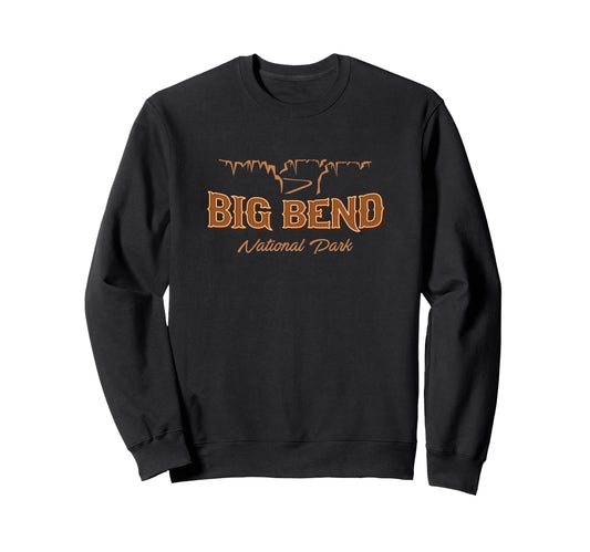 Big Bend National Park Texas Usa Sweatshirt - Minimalist Print Unisex - T-Shirt, Sweatshirt, Hoodie