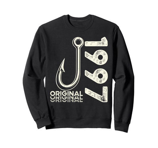 29Th Birthday Fishing Gift Sweatshirt - Novelty Apparel for Adults - T-Shirt, Sweatshirt, Hoodie