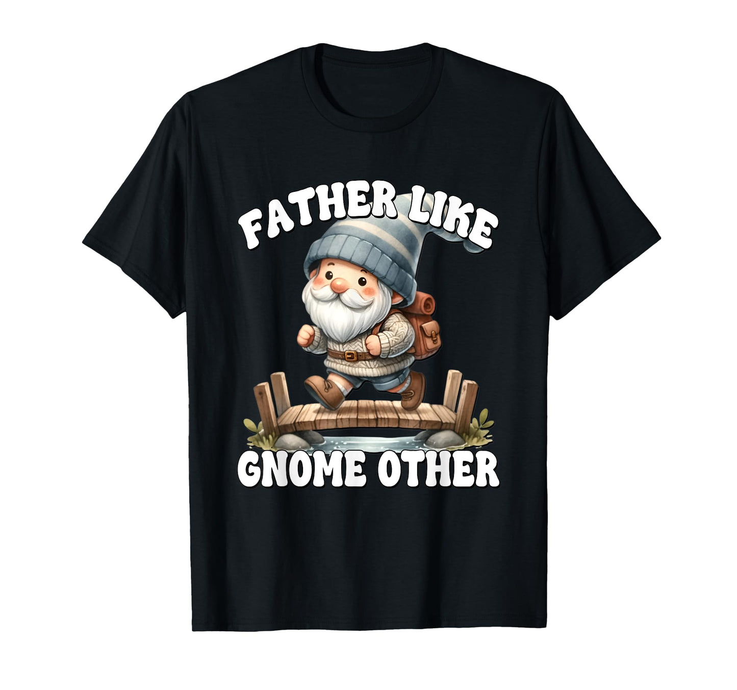 Fathers Day Gnome Trail Runner And T-Shirt - Aesthetic Graphic for Adults - T-Shirt, Sweatshirt, Hoodie
