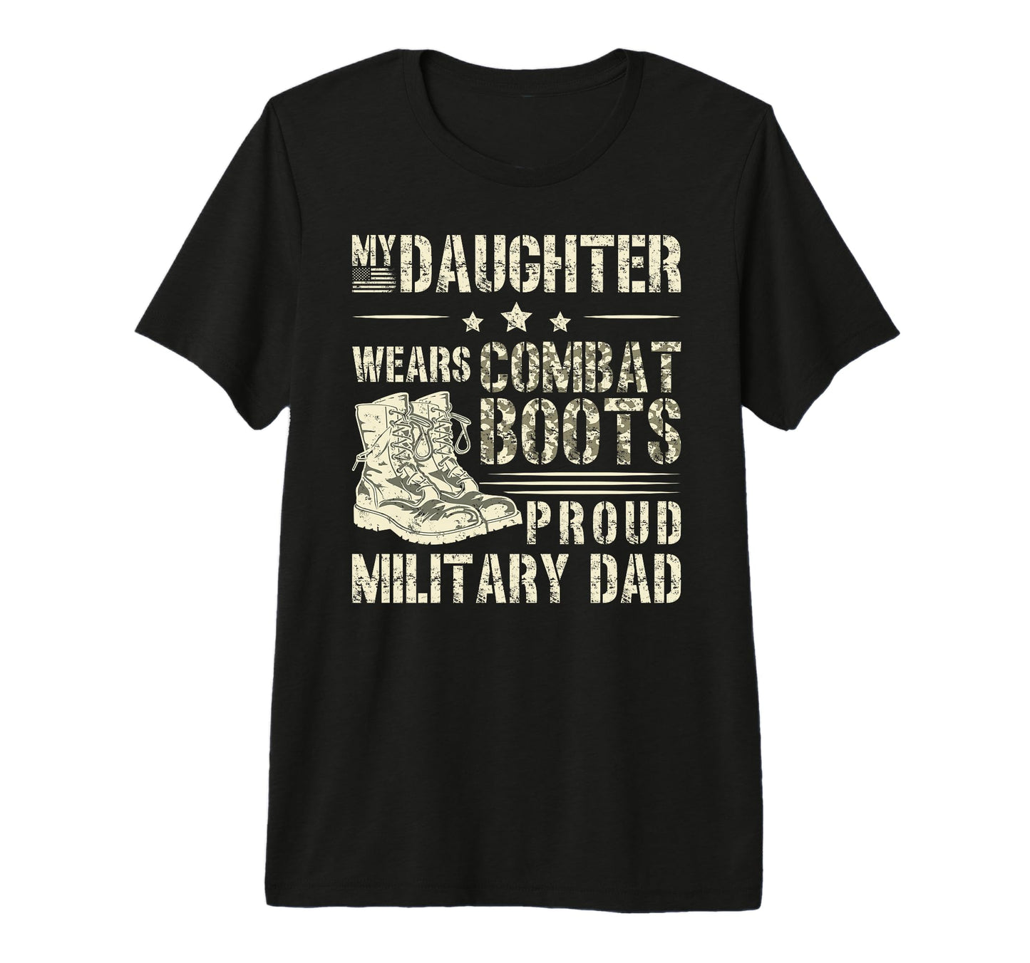 Mens My Daughter Proud Military Dad T-Shirt - Aesthetic Graphic Men Women - T-Shirt, Sweatshirt, Hoodie