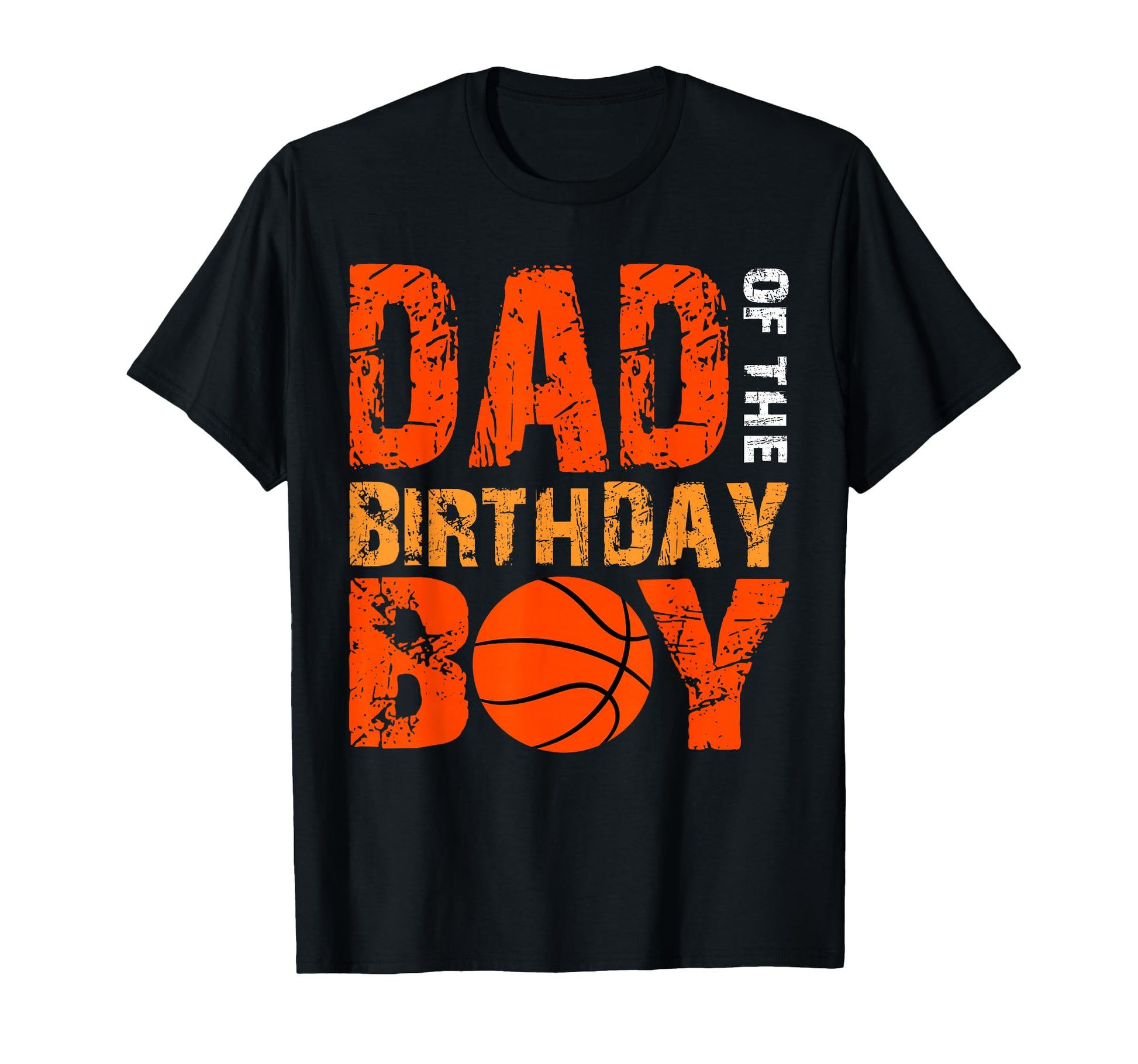 Dad Birthday Basketball Father Daddy T-Shirt - Minimalist Print Men Women - T-Shirt, Sweatshirt, Hoodie