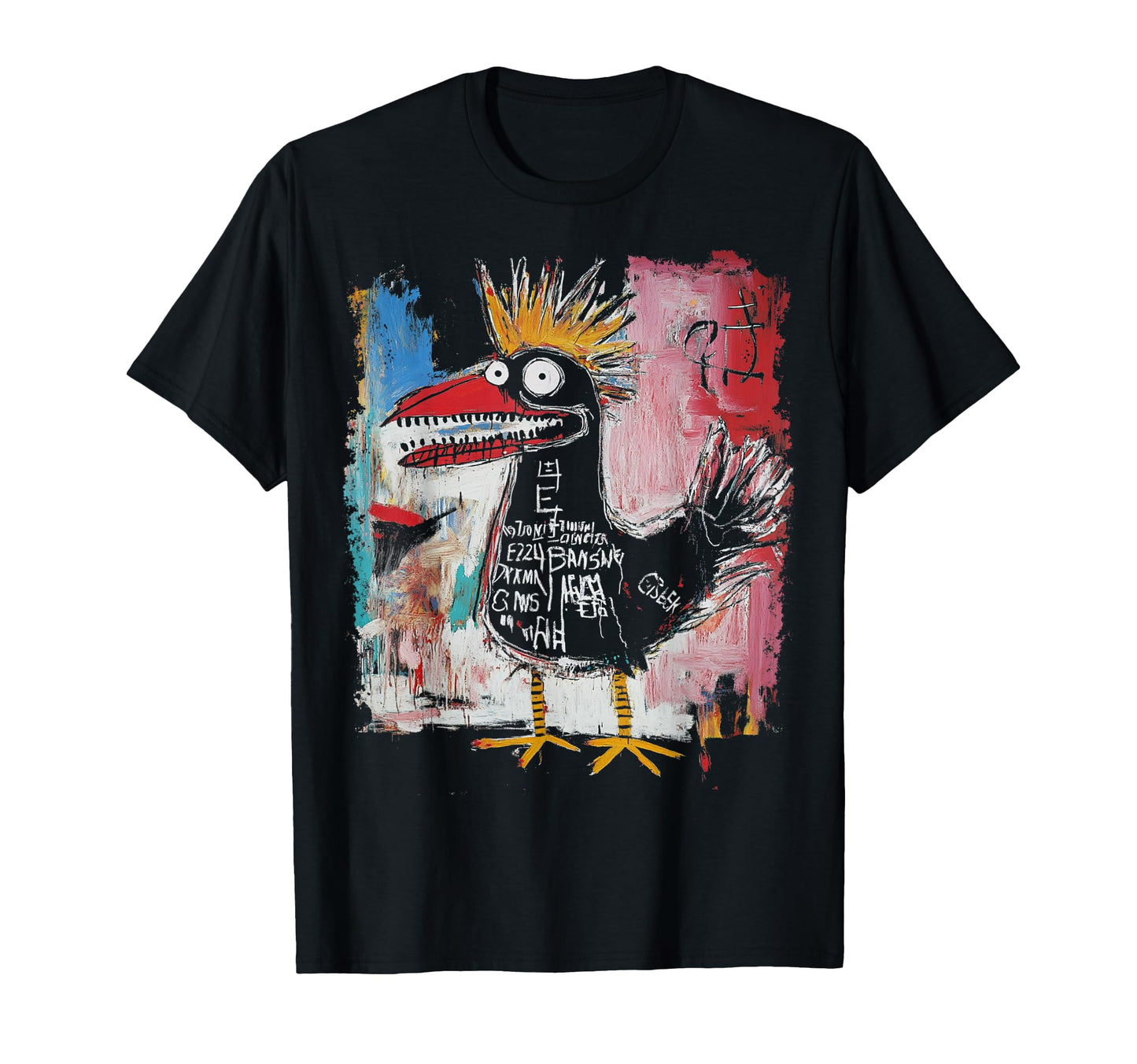 Animal Pop Art Bird It Mens Graffiti T-Shirt - Unique Graphic Unisex - T-Shirt, Sweatshirt, Hoodie