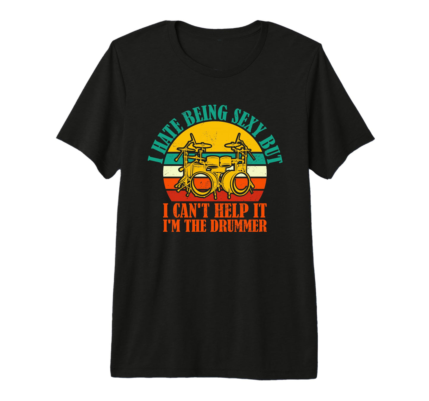 Drummer Musician Drum Player T-Shirt - Novelty Apparel Men Women - T-Shirt, Sweatshirt, Hoodie