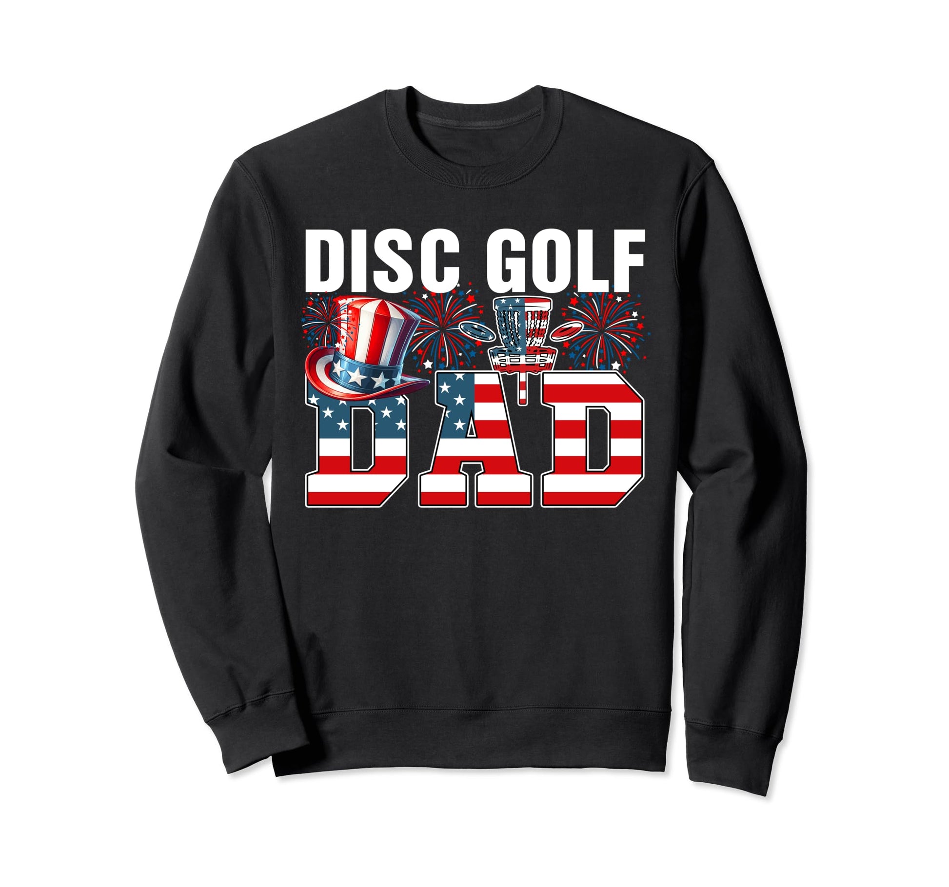 Disc Golf Dad 4Th July Costume Sweatshirt - Unique Graphic for Adults - T-Shirt, Sweatshirt, Hoodie