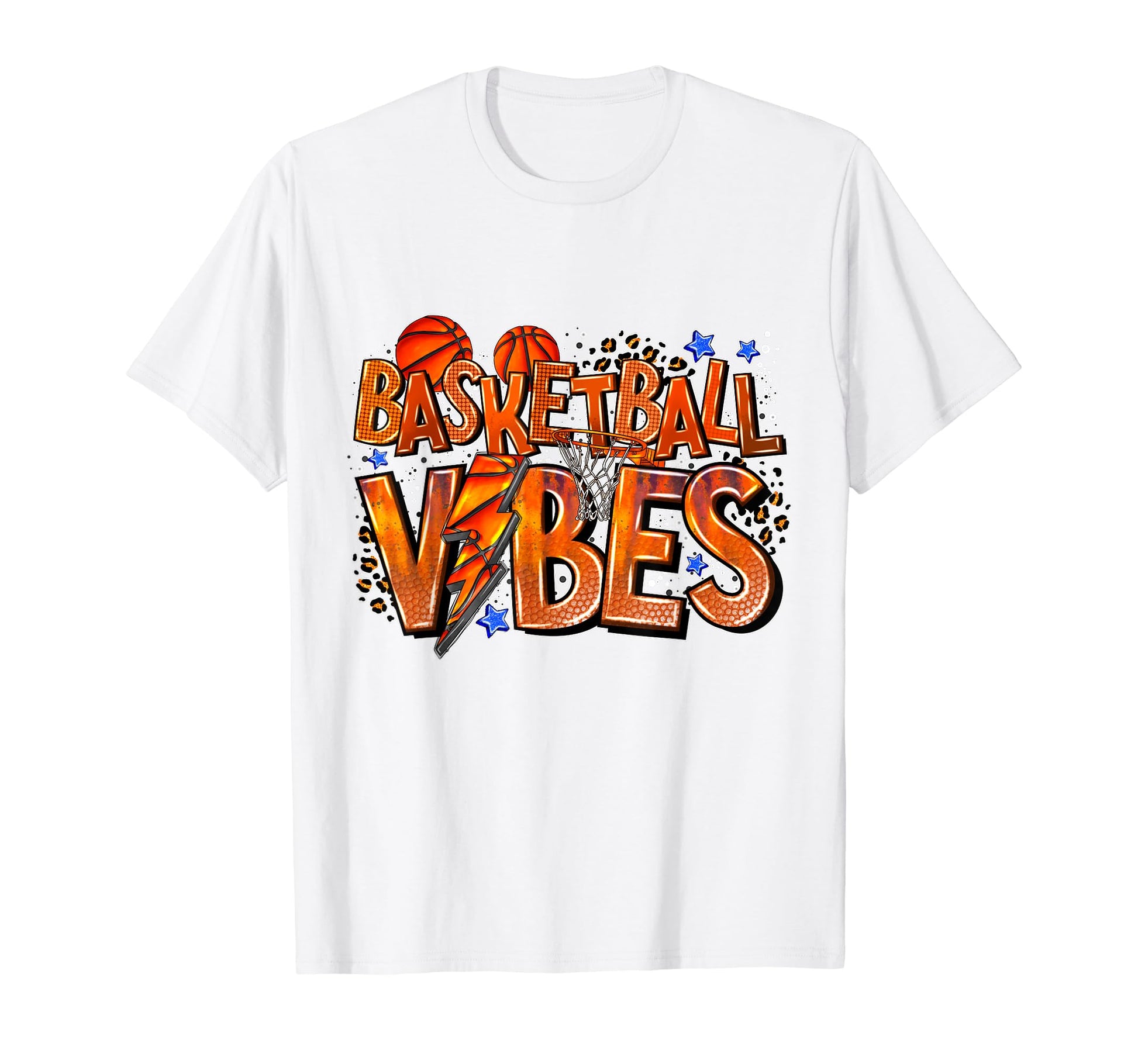 Basketball Vibes Basketball Player T-Shirt - Custom Art Print for Adults - T-Shirt, Sweatshirt, Hoodie