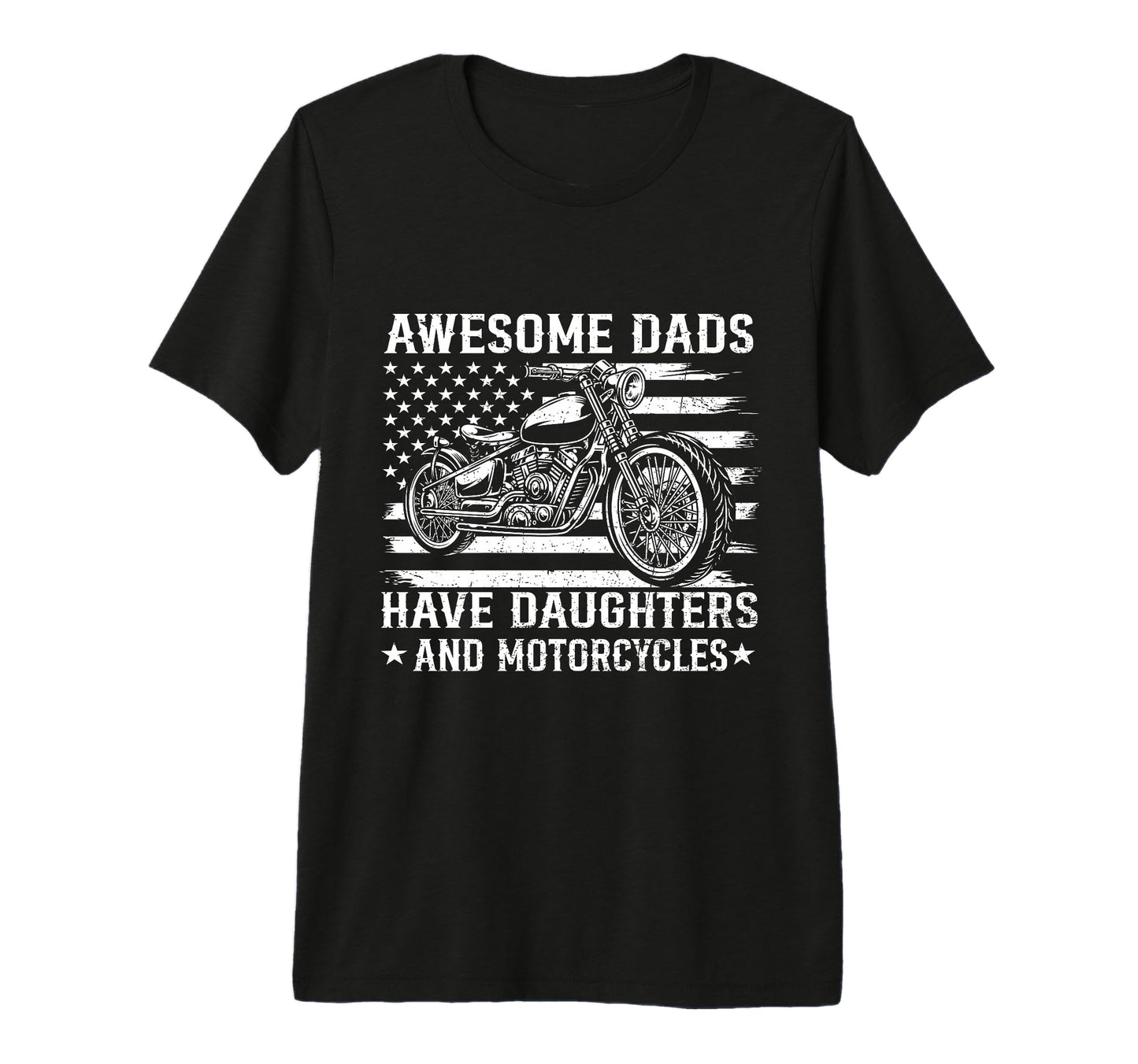 Mens Awesome Dads Have Daughters And T-Shirt - Graphic Print Unisex - T-Shirt, Sweatshirt, Hoodie