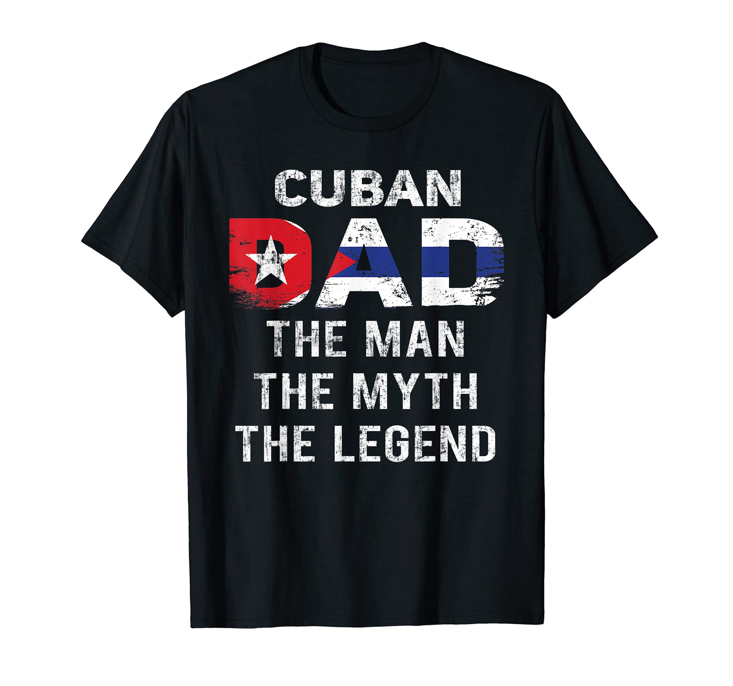 Mens Cuban Dad Myth Legend Cuban T-Shirt - Custom Art Print for Adults - T-Shirt, Sweatshirt, Hoodie