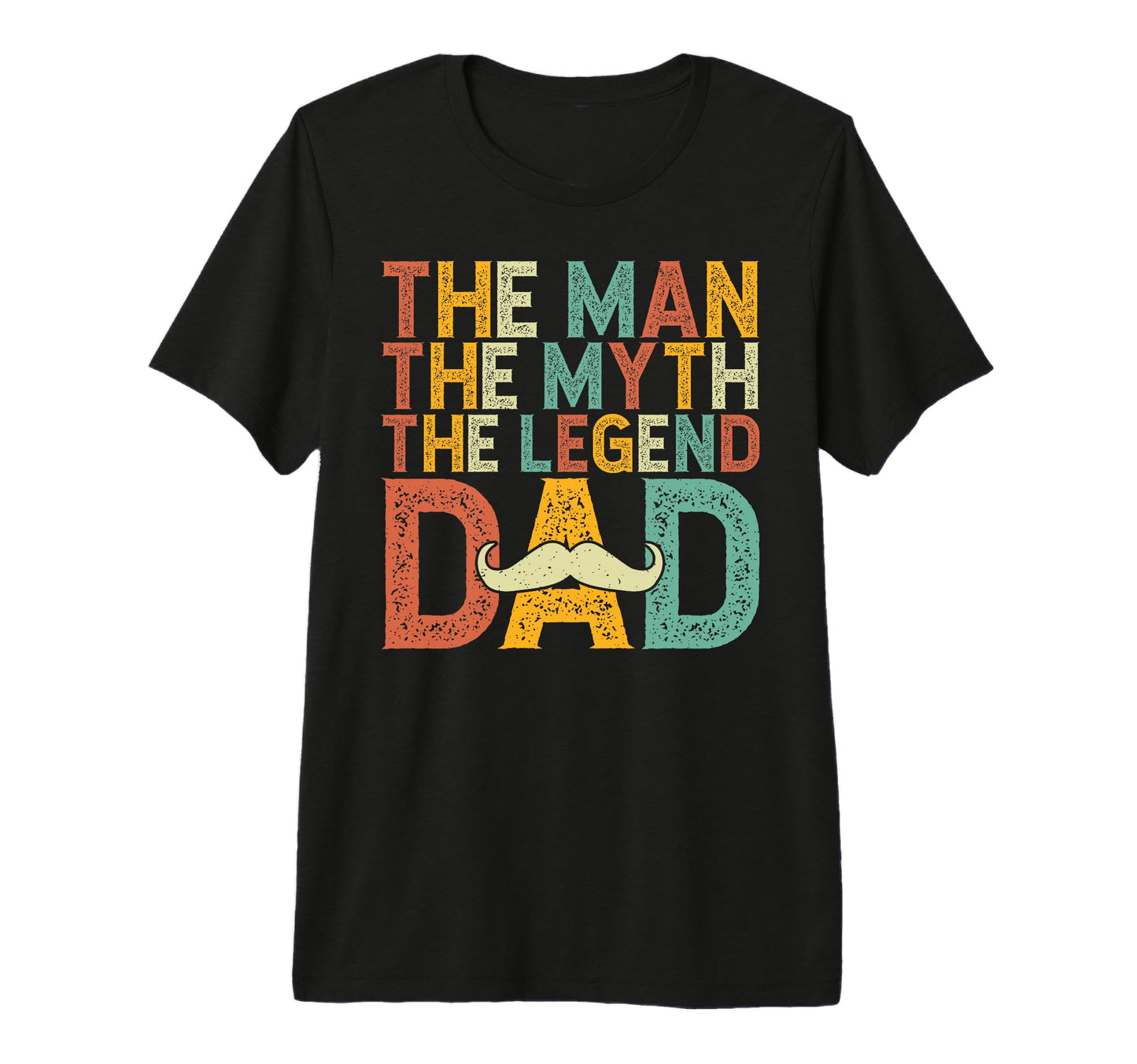Myth Legend Dad Tri Blend T-Shirt - Novelty Apparel Unisex - T-Shirt, Sweatshirt, Hoodie