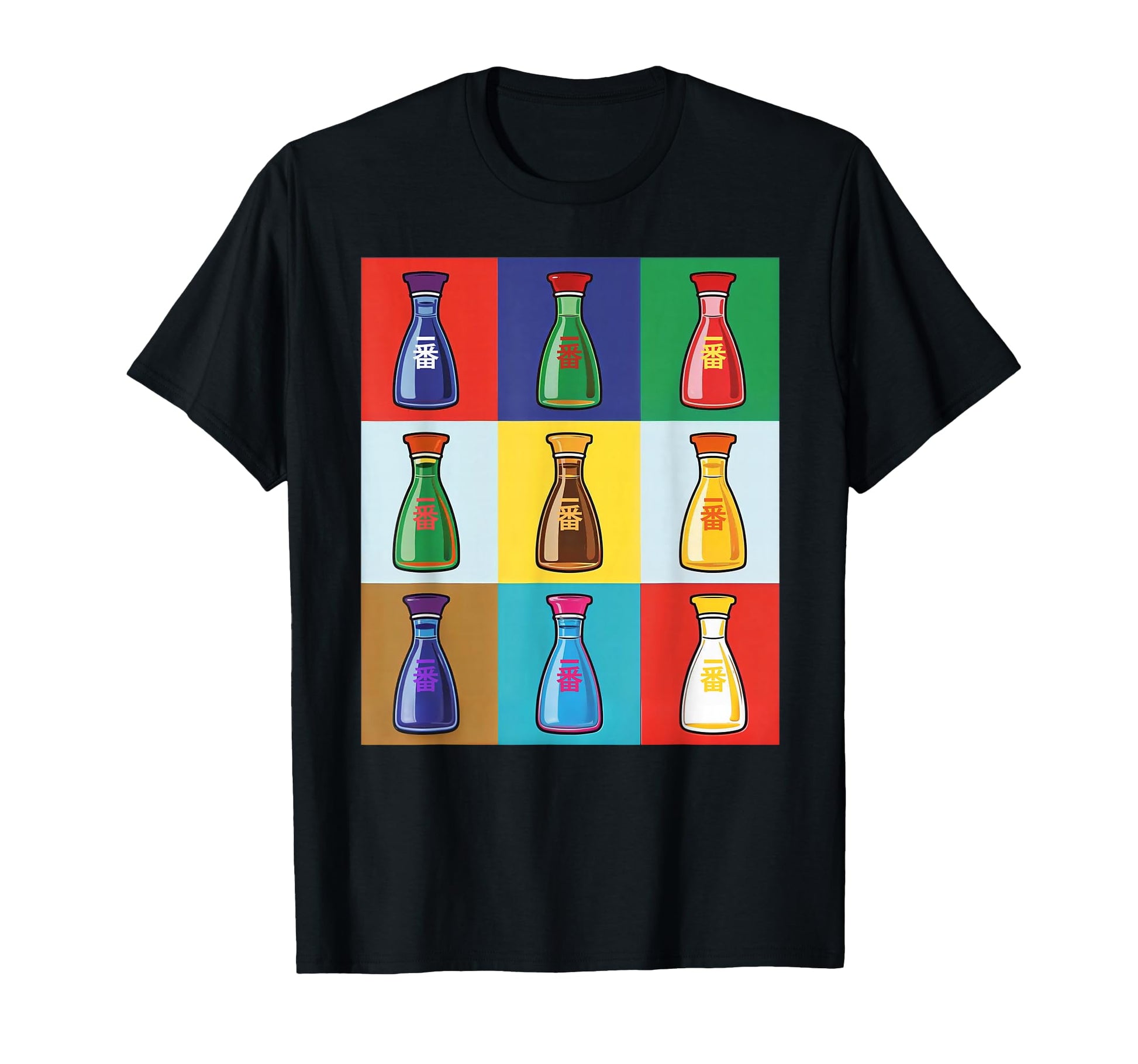 Japanese Ichiban Shoyu Soy Sauce Pop T-Shirt - Custom Art Print Men Women - T-Shirt, Sweatshirt, Hoodie
