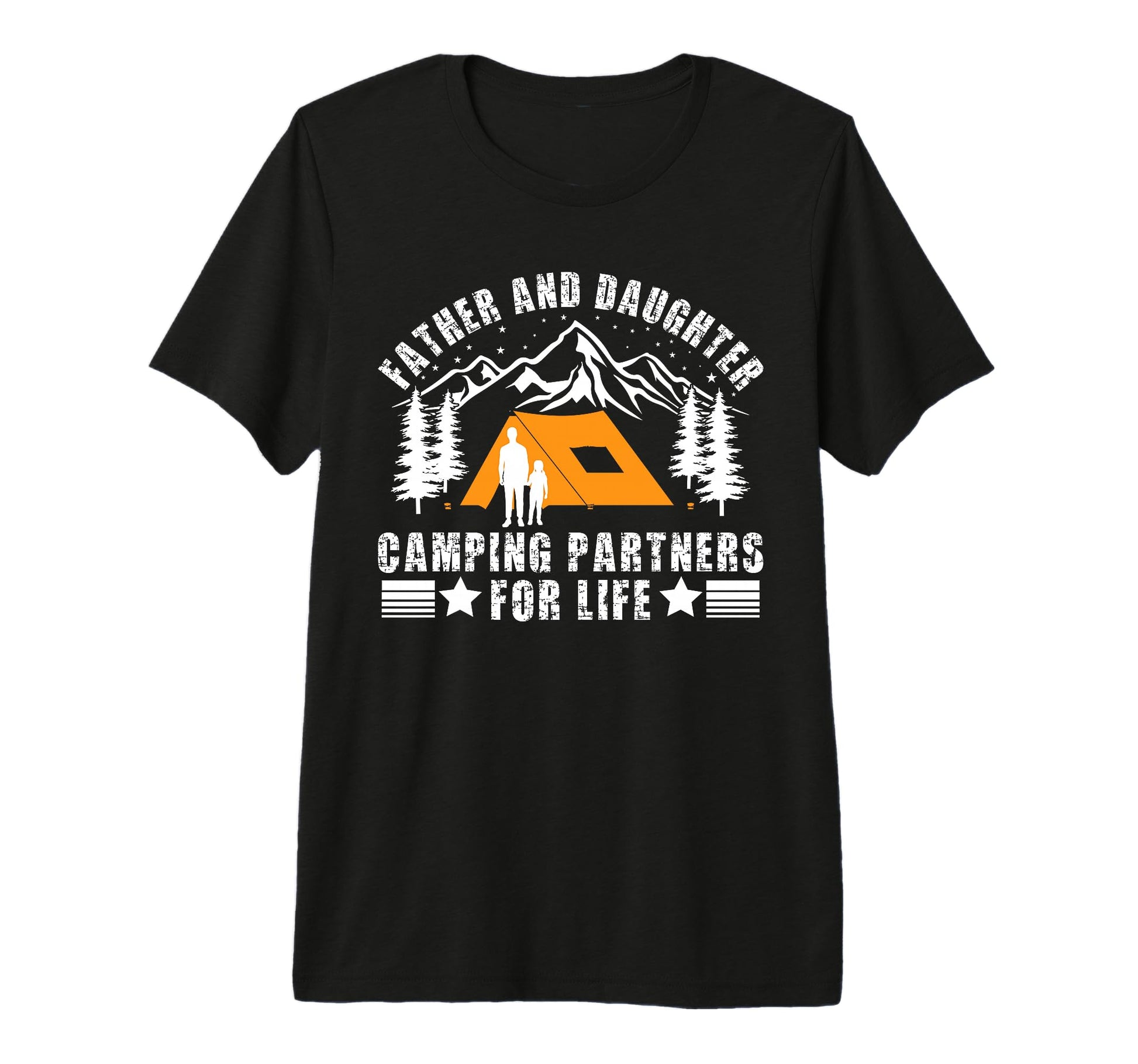 Father And Daughter Camping Buddies T-Shirt - Fun Novelty Design Unisex - T-Shirt, Sweatshirt, Hoodie