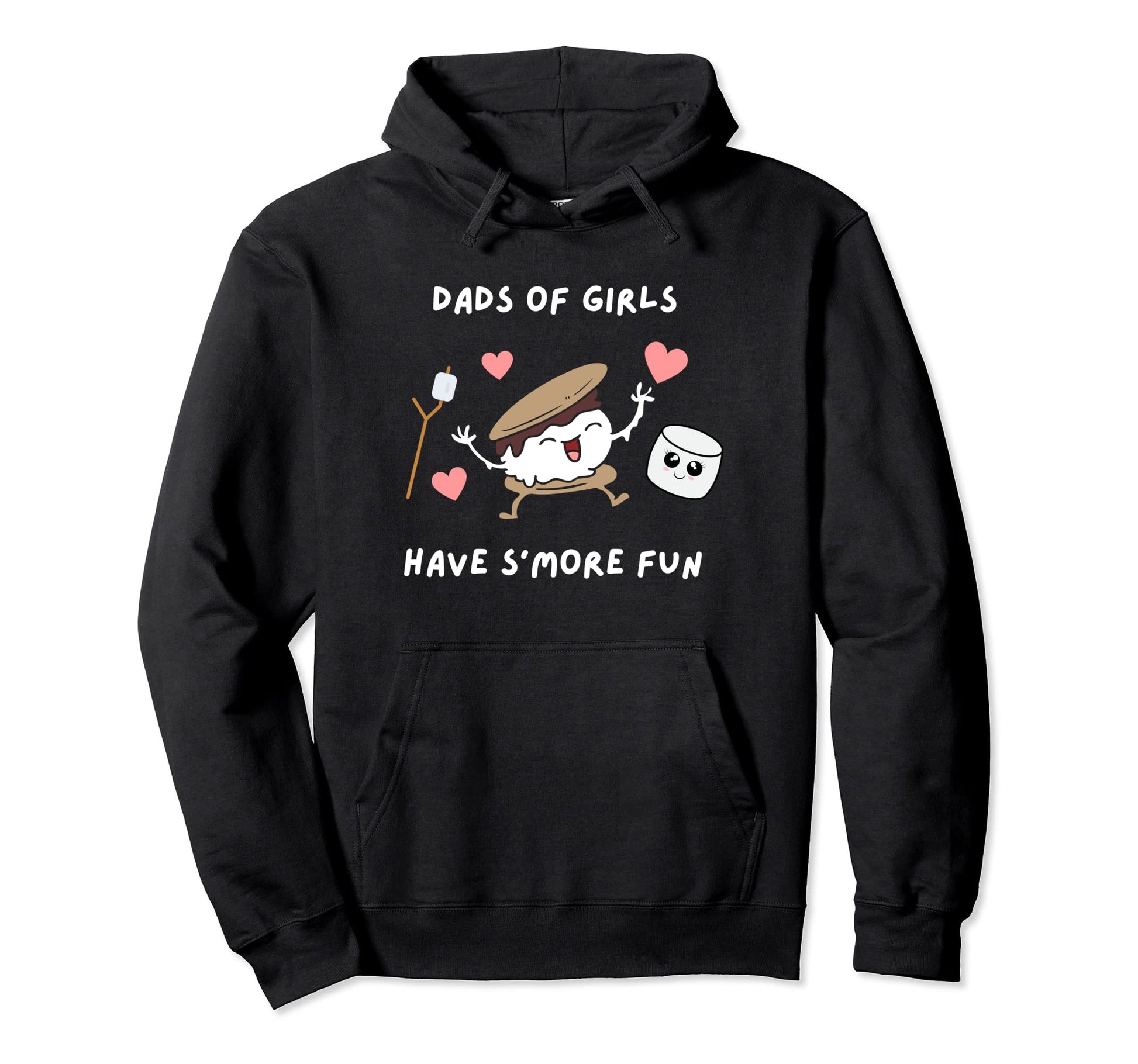Dad Daughters And Funny Pun Smores Hoodie - Streetwear Style for Adults - T-Shirt, Sweatshirt, Hoodie