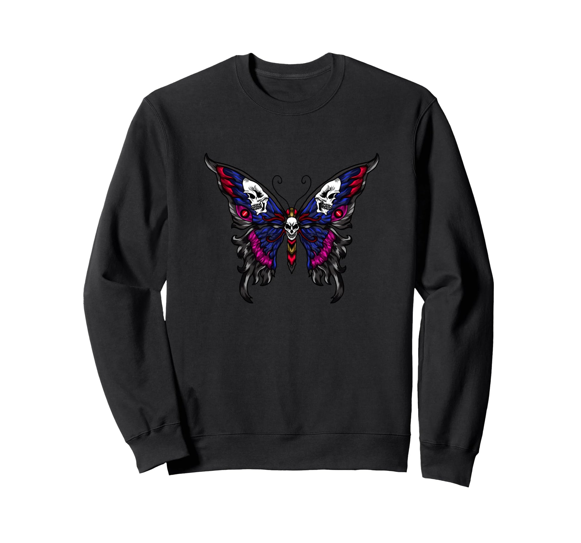 Butterfly Beautiful Mandala Sweatshirt - Fun Novelty Design for Adults - T-Shirt, Sweatshirt, Hoodie