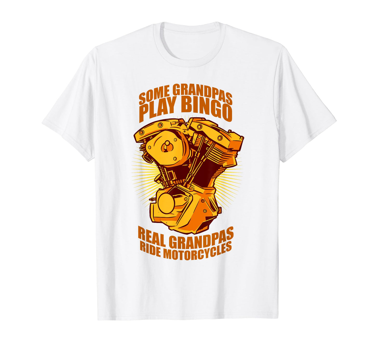 Real Grandpas Ride Motorcycles Motorcycle T-Shirt - Unique Graphic Unisex - T-Shirt, Sweatshirt, Hoodie