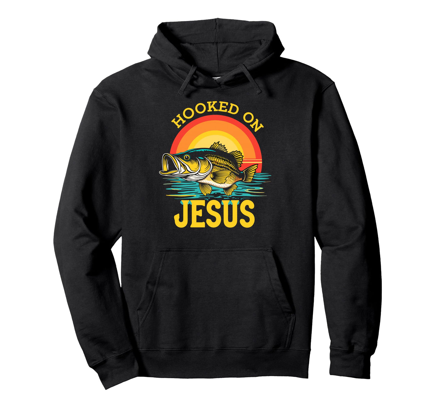 Hooked Jesus Bible Verse Hoodie - Casual Everyday Wear for Adults - T-Shirt, Sweatshirt, Hoodie