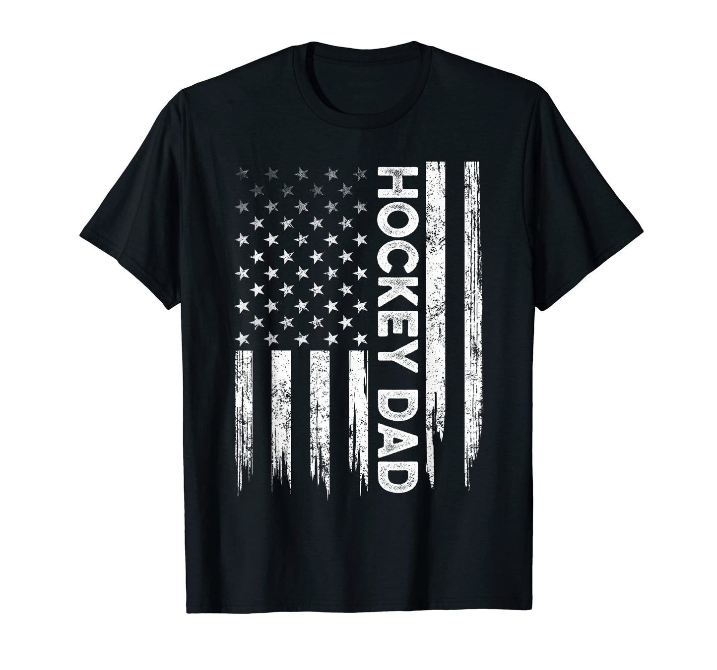 Usa American Flag Hockey Dad T-Shirt - Novelty Apparel for Adults - T-Shirt, Sweatshirt, Hoodie