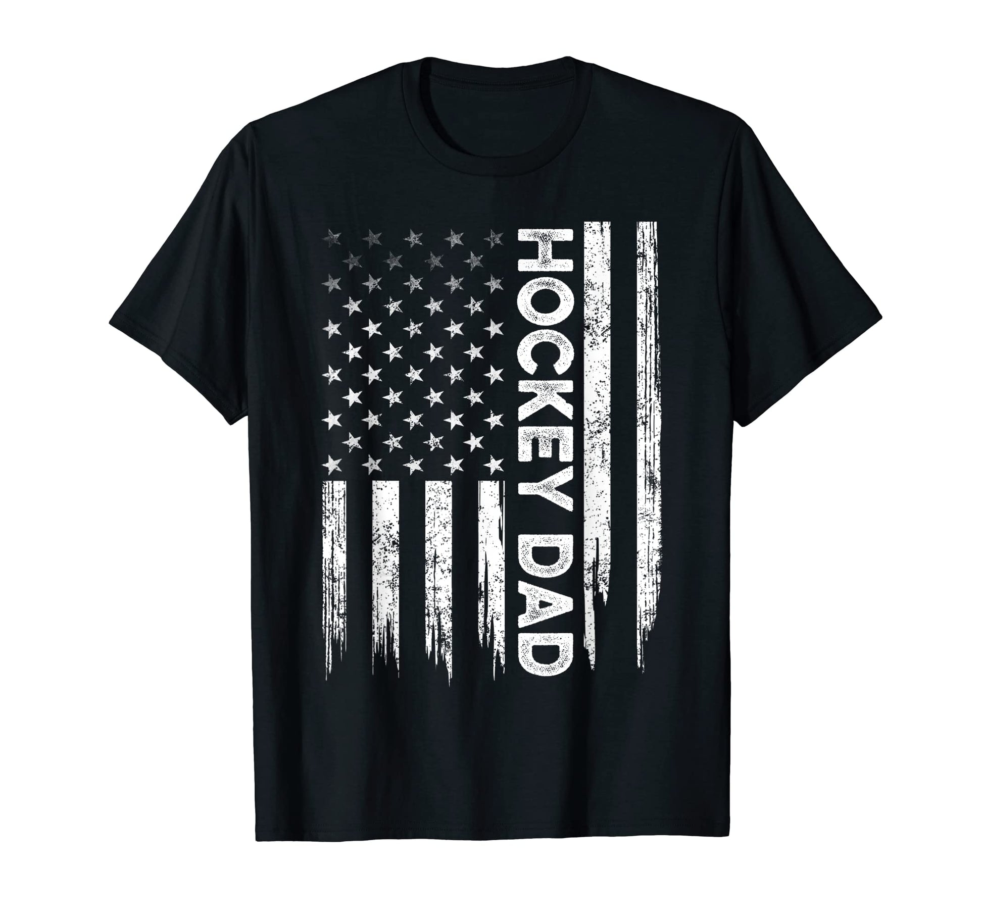 Usa American Flag Hockey Dad T-Shirt - Novelty Apparel for Adults - T-Shirt, Sweatshirt, Hoodie