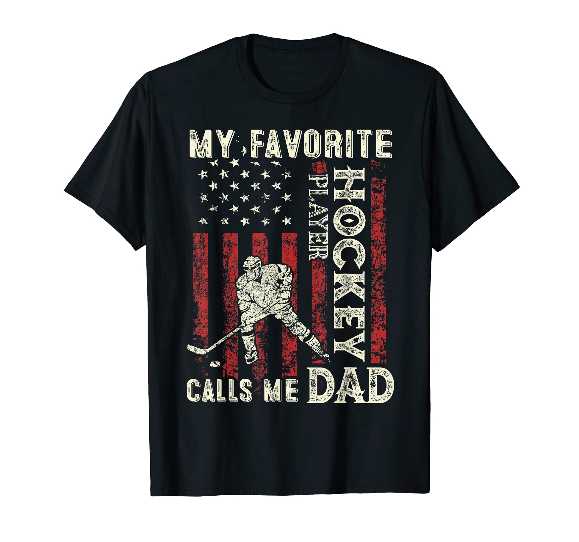 Mens My Favorite Ice Hockey Player T-Shirt - Unique Graphic for Adults - T-Shirt, Sweatshirt, Hoodie