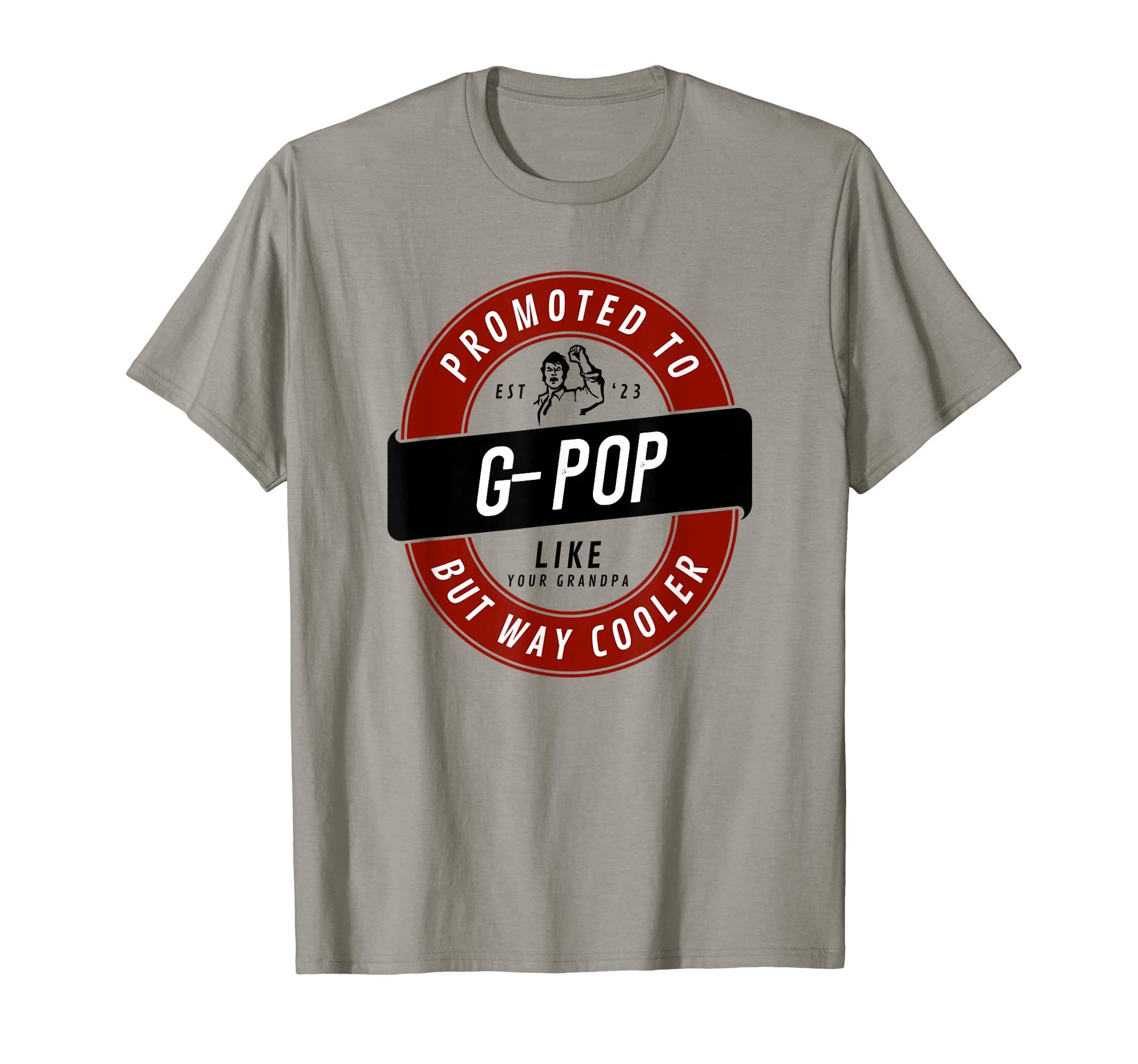 Mens Promoted To G Pop 2023 New Grandpa T-Shirt - Unique Graphic Unisex - T-Shirt, Sweatshirt, Hoodie