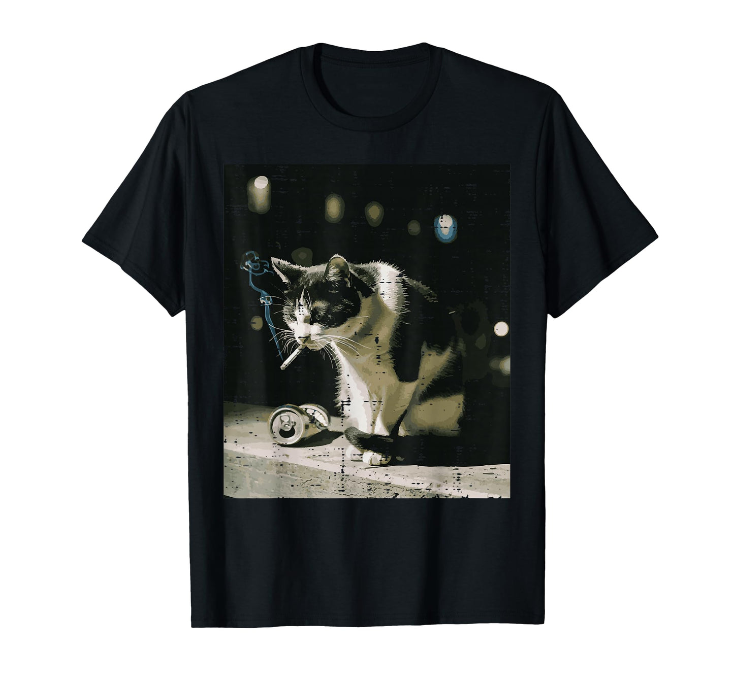 Tough Cat Attitude Meme Feline Animal T-Shirt - Novelty Apparel Men Women - T-Shirt, Sweatshirt, Hoodie