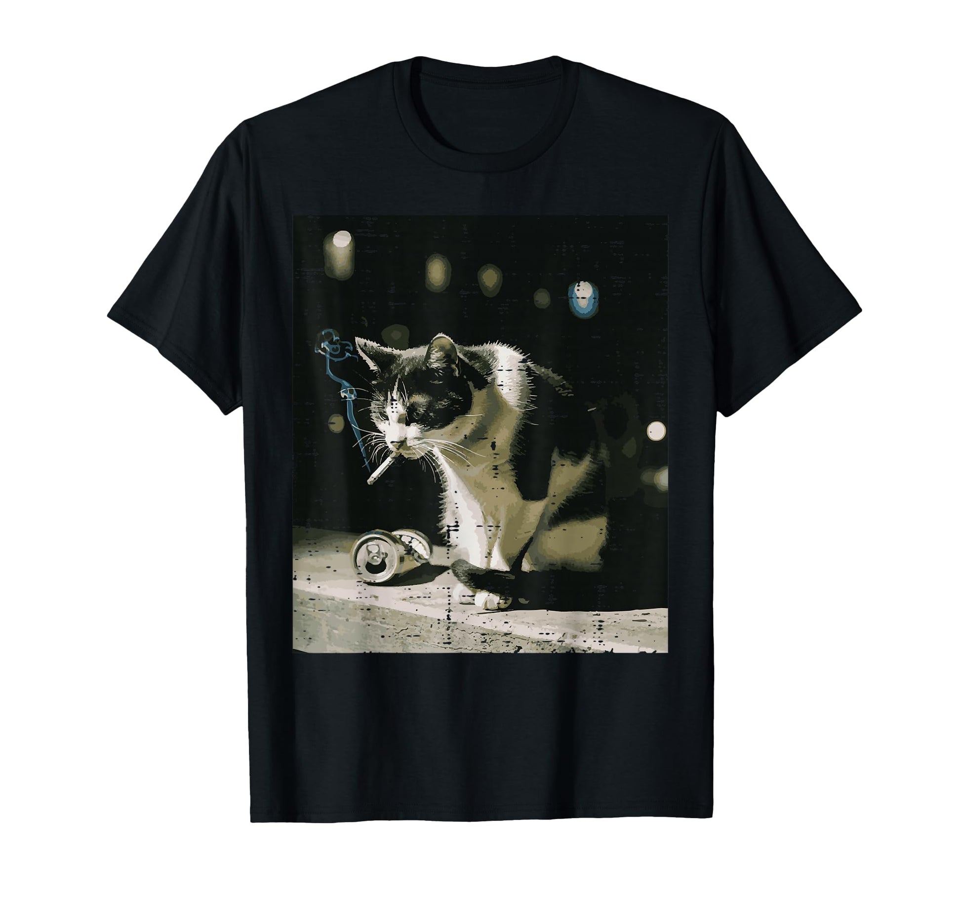 Tough Cat Attitude Meme Feline Animal T-Shirt - Novelty Apparel Men Women - T-Shirt, Sweatshirt, Hoodie