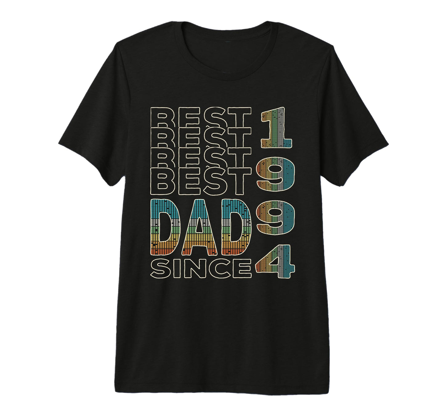 Best Dad World Dad Since 1994 Fathers T-Shirt - Unique Graphic for Adults - T-Shirt, Sweatshirt, Hoodie
