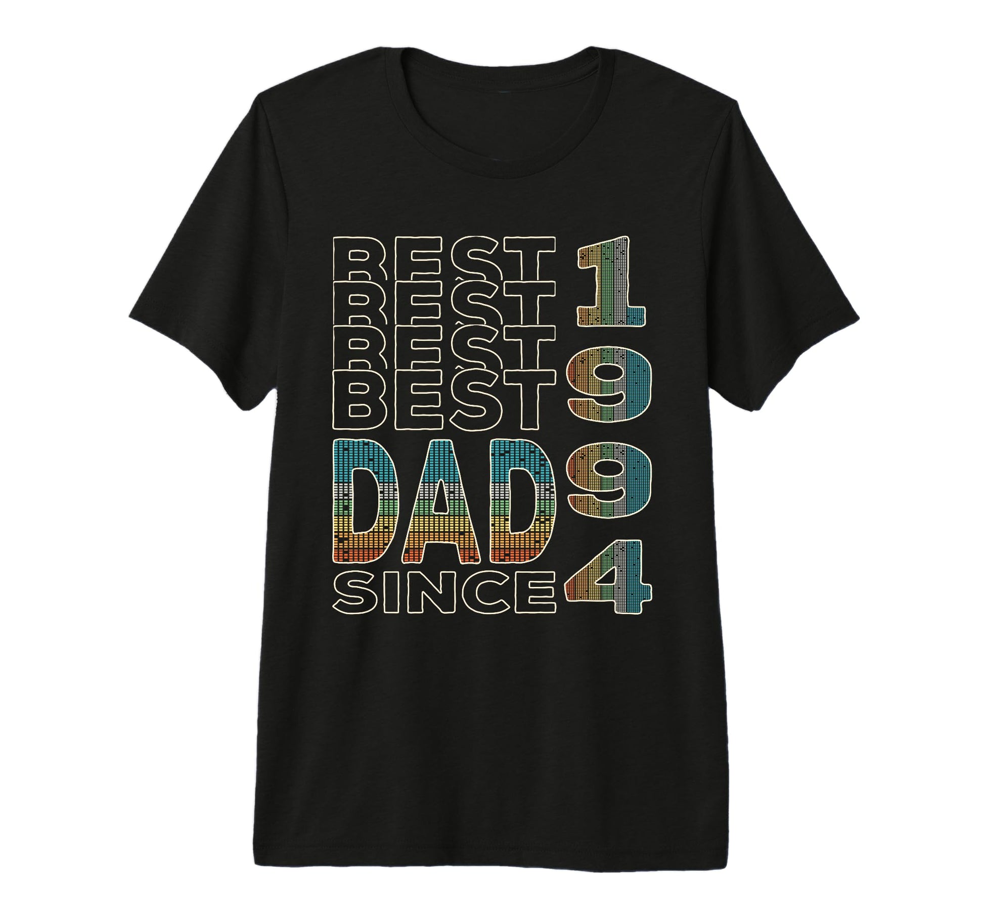 Best Dad World Dad Since 1994 Fathers T-Shirt - Unique Graphic for Adults - T-Shirt, Sweatshirt, Hoodie