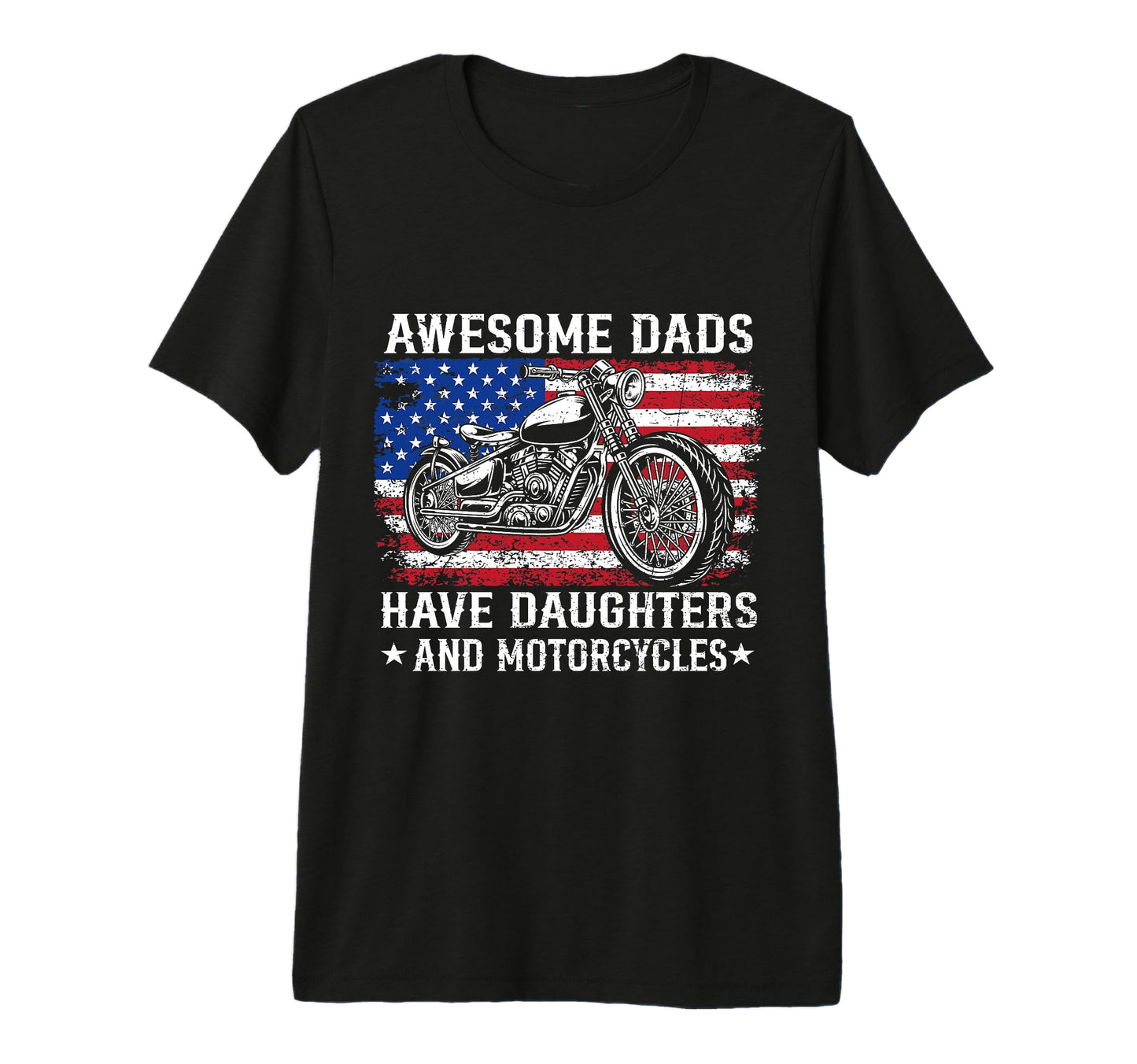 Mens Awesome Dads Have Daughters And T-Shirt - Unique Graphic Unisex - T-Shirt, Sweatshirt, Hoodie