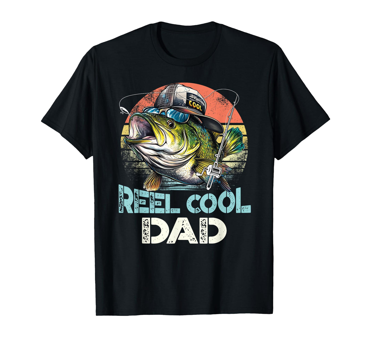 Reel Dad Fishing Fathers Day T-Shirt - Aesthetic Graphic Unisex - T-Shirt, Sweatshirt, Hoodie