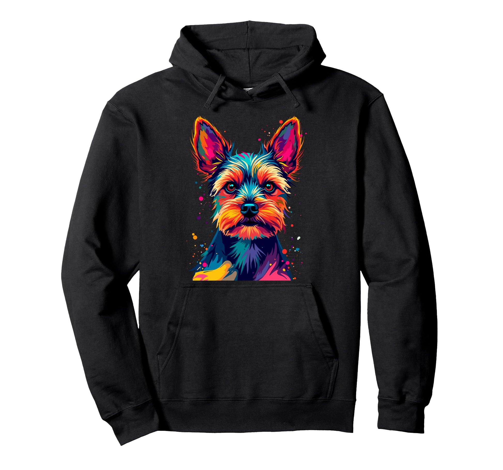 Pop Art Yorkshire Terrier Lover Dog Hoodie - Novelty Apparel Men Women - T-Shirt, Sweatshirt, Hoodie