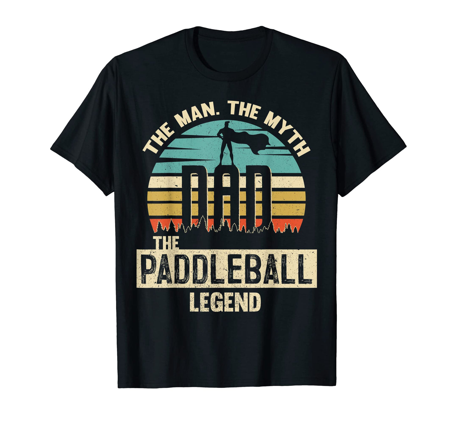 Myth Legend Dad Paddleball Amazing T-Shirt - Custom Art Print for Adults - T-Shirt, Sweatshirt, Hoodie