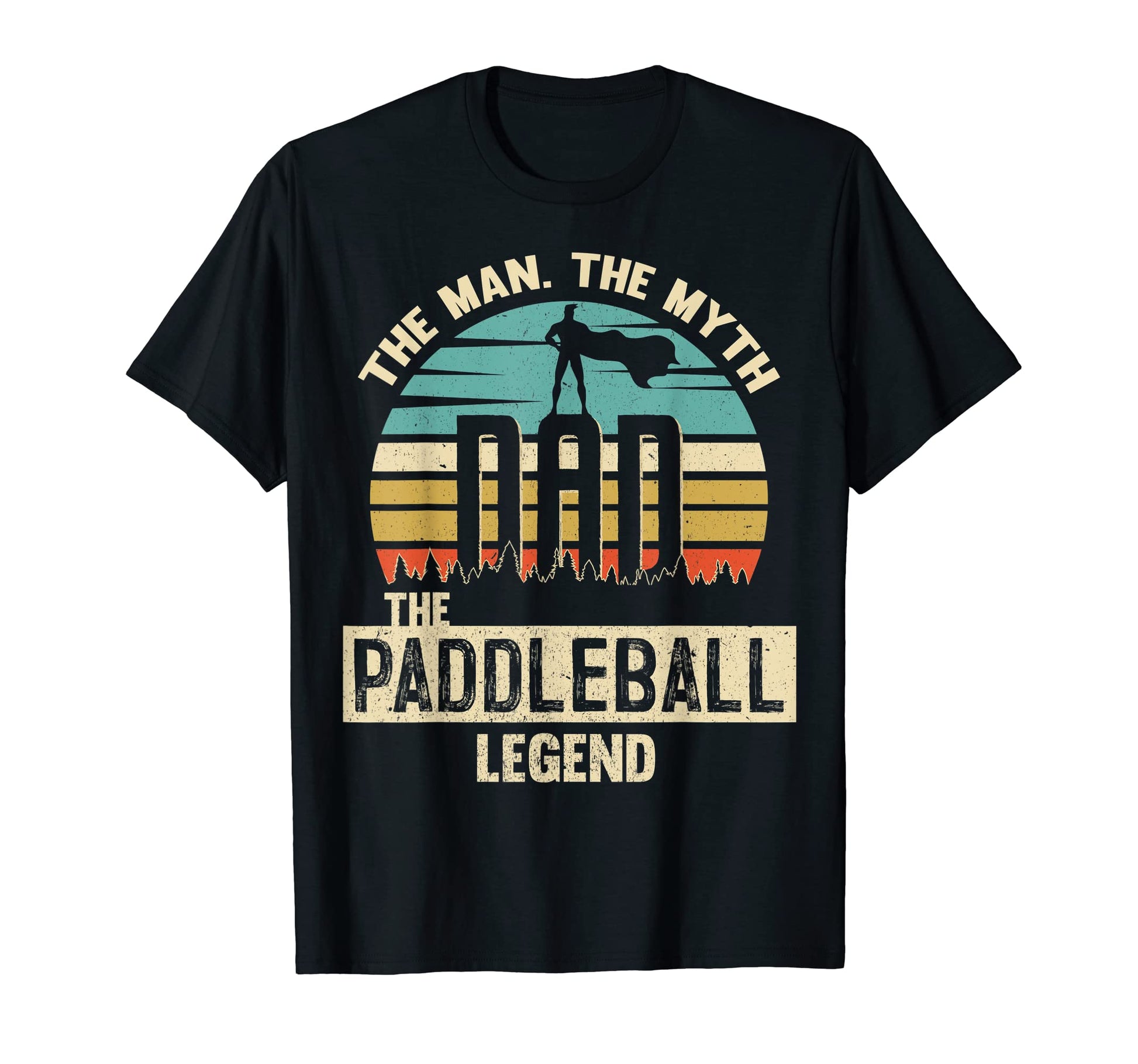 Myth Legend Dad Paddleball Amazing T-Shirt - Custom Art Print for Adults - T-Shirt, Sweatshirt, Hoodie