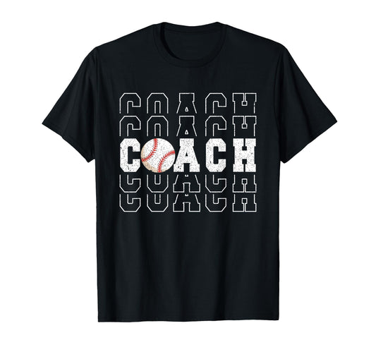 Baseball Coach Team Manager Sport T-Shirt - Aesthetic Graphic for Adults - T-Shirt, Sweatshirt, Hoodie