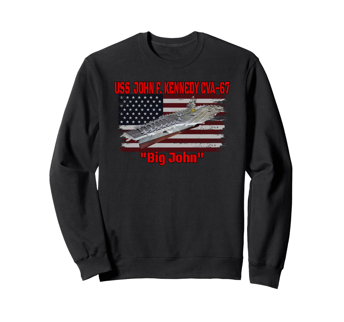 Veterans Aircraft Carrier Uss Sweatshirt - Minimalist Print for Adults - T-Shirt, Sweatshirt, Hoodie